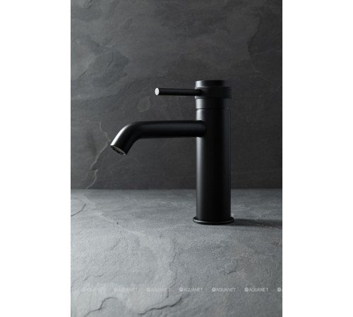 Смеситель для раковины Allen Brau Priority 3.0 излив 125 мм черный матовый 5.31A01-31