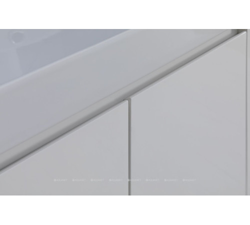 Тумба с раковиной Aquanet Nova Lite 60 2 двери белый глянец 00302523