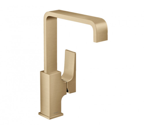 Смеситель для раковины Hansgrohe Metropol 230 Push-Open шлифованная бронза 32511140