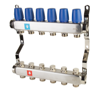 Коллекторная группа Hogart Premium 1 x 3/4 EK 6 выходов без расходомеров HOGMS40606