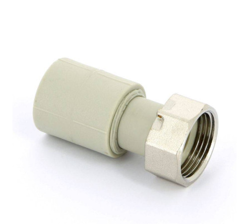 Муфта полипропиленовая FV-Plast с накидной гайкой пломбируемая 20x3/4 226022