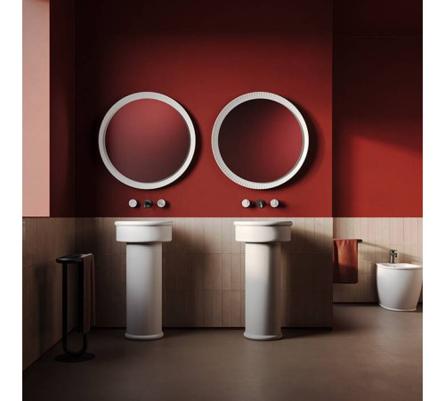 Раковина накладная Artceram Brera диаметр 43 см белый глянцевый BRL001 01 00