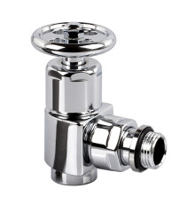 Вентиль угловой ручной SR Rubinetterie Prestige & Minimal 1/2 маховик хром 0335-1500C000