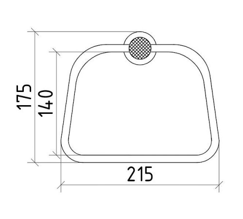 Полотенцедержатель кольцо Boheme Royal Cristal бронза 10925-BR