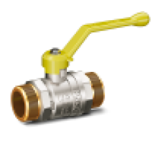 Кран шаровой латунный LD Pride 47.20.Н-Н.Р.GAS 3/4 для газа Н-Н рычаг LD 47.355.20