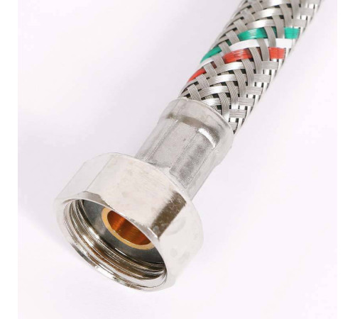 Гибкая подводка для воды Uni-Fitt 1/2 НВ 300 см нержавеющая сталь 501S2030