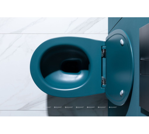 Унитаз подвесной Allen Brau Fantasy rimless без сиденья 510x363 мм петроль 4.11004.PT