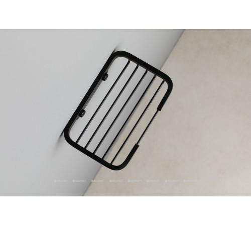 Корзина для ванной настенная Allen Brau Priority черный матовый 6.31016-31