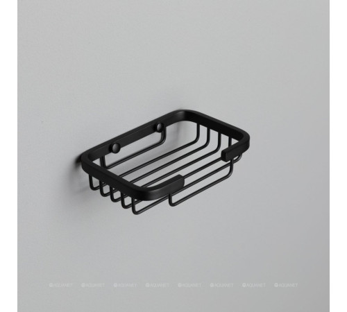 Корзина для ванной настенная Allen Brau Priority черный матовый 6.31016-31