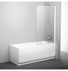 Шторка для ванны Ravak Pivot 80 см транспарент белый 79840100Z1