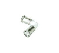 Угольник 90° пресс ПВДФ Henco 32x32 мм белый 1PKW-3232