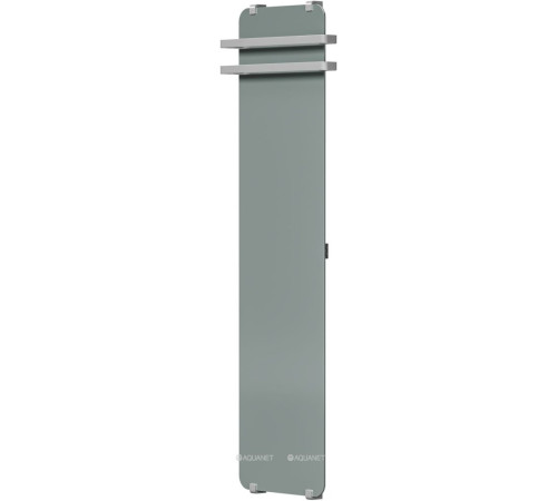 Полотенцесушитель Allen Brau INFINITY 1800х440 мм зеркало с рейлингом 2.0 и креплением серебро браш 00325648