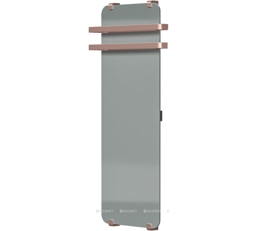 Полотенцесушитель Allen Brau INFINITY 1200х440 мм зеркало с рейлингом 2.0 и креплением медь браш 00325652