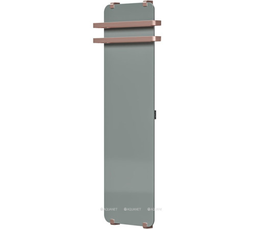 Полотенцесушитель Allen Brau INFINITY 1400х440 мм зеркало с рейлингом 2.0 и креплением медь браш 00325653