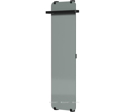 Полотенцесушитель Allen Brau INFINITY 1400х440 мм зеркало с рейлингом 2.0 и креплением черный браш 00325660