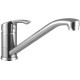Смеситель для кухни Lemark Strike с поворотным изливом хром LM1104C
