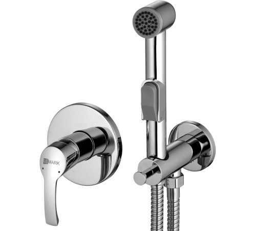 Смеситель с гигиеническим душем Lemark Strike встраиваемый хром LM1119C