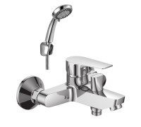 Смеситель для ванны Rossinka Silvermix S35-31 с коротким изливом хром S35-31