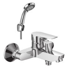 Смеситель для ванны Rossinka Silvermix S35-31 с коротким изливом хром S35-31