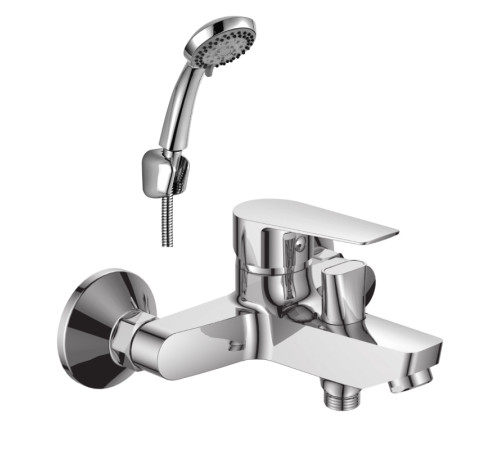 Смеситель для ванны Rossinka Silvermix S35-31 с коротким изливом хром S35-31