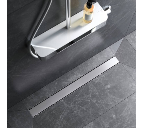 Трап для душа линейный AM.PM PrimeFlow универсальный затвор Tile 80 см W02SC-U11-080-04SB