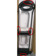 Душевая система с термостатом AQUAMET AQM8004B черный AQM8004B