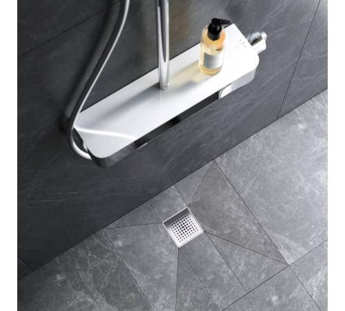 Трап для душа точечный AM.PM MasterFlow Point Cut Gradient 10 см матовая сталь W01BD-P11-010-01SB