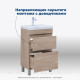 Тумба напольная Aquanet Нота new 50 2 ящика дуб светлый 00344137