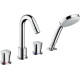 Смеситель для ванны Hansgrohe Logis на 4 отверстия 71314000