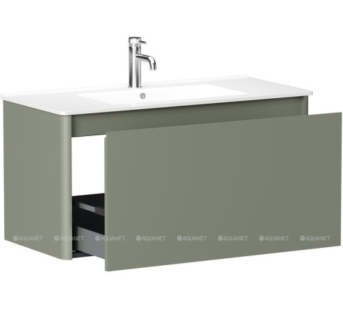 Тумба Allen Brau GRAVITY 100 см 1 ящик олива матовый 1.370014.CGM