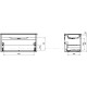 Тумба Allen Brau GRAVITY 100 см 1 ящик антрацит матовый 1.370014.AM