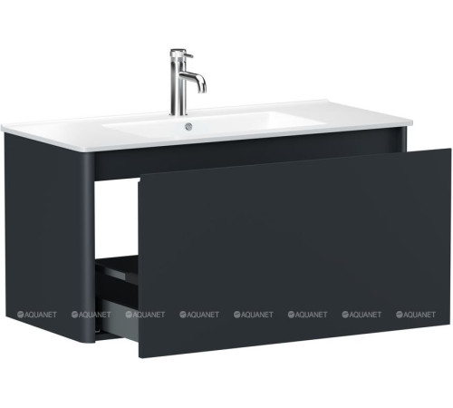 Тумба Allen Brau GRAVITY 100 см 1 ящик антрацит матовый 1.370014.AM