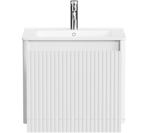 Тумба под раковину Allen Brau GRAVITY 60 1 ящик с фрезеровкой белый матовый 1.370016.WM