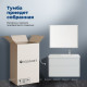 Тумба с раковиной Aquanet Nova Lite 2.0 100 R 2 ящика белый глянец 00365912