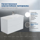 Тумба с раковиной Aquanet Nova Lite 2.0 100 R 2 ящика белый глянец 00365912