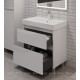 Тумба под раковину Aquanet Nova Lite 2.0 60 напольная белый глянец 00346336