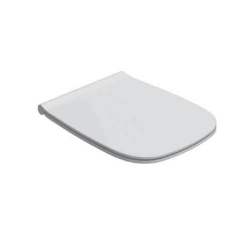 Сиденье для унитаза Globo Genesis быстросъемное с микролифтом белый/хром GN022BI