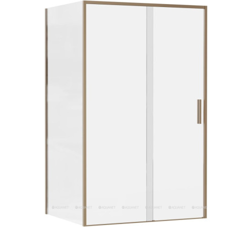 Боковое стекло Aquanet Pleasure Evo 900 мм золотой никель Easy Clean AE65-F90-GBT