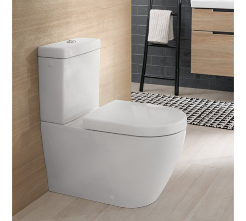 Сиденье для унитаза Villeroy & Boch Subway 2.0 с микролифтом белый 9M68S101