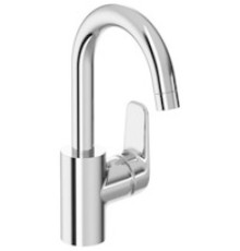 Смеситель для раковины Ideal Standard Ceraflex 191 мм высокий излив со сливным гарнитуром B1716AA