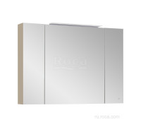 Шкаф зеркальный Roca Oleta 100 капучино A857648515