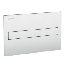 Клавиша смыва двойная Laufen LIS AW1 250х160 мм хром матовый 8.9566.1.007.000.1