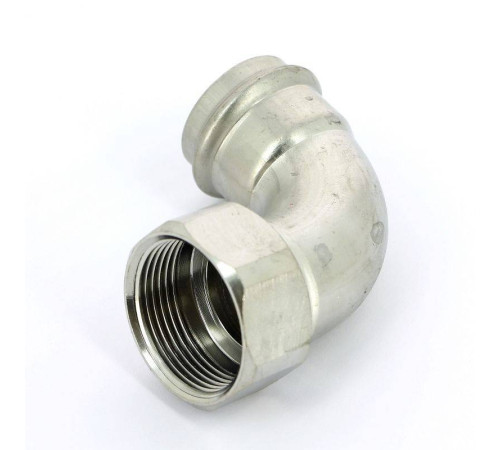 Угольник переходной Viega Sanpress Inox 90° 35х1 1/4 пресс-В нержавеющая сталь SC-Contur 437138