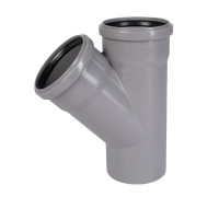 Тройник для внутренней канализации Ostendorf HTEA 90/90 мм 45° 114200
