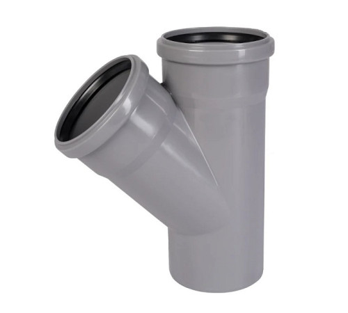 Тройник для внутренней канализации Ostendorf HTEA 90/90 мм 45° 114200