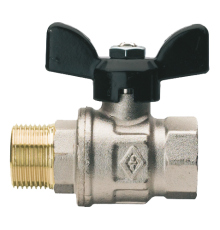 Кран шаровой Rubinetterie Bresciane EXPO-SFER вн-нар 1 1821060000