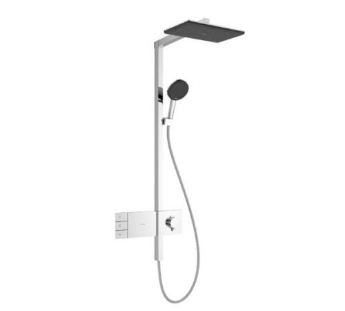 Душевая система Hansgrohe Raindance Alive Q с термостатом 210х345 мм хром 24590000