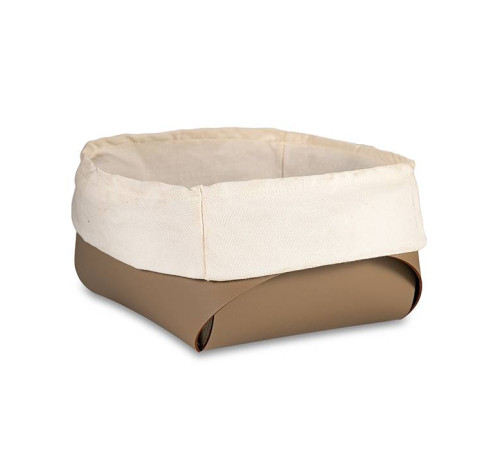 Корзина для хлеба ADJ 20x20xH9 см капучино/шоколад 0037.04/06