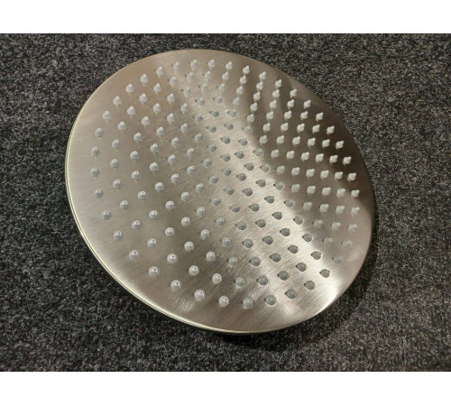 Душевой комплект Gattoni Circle Two встраиваемый с Gbox верхний душ 250 мм никель 9190/PDNS