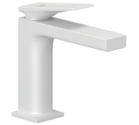 Смеситель для раковины KLUDI DECUS 110 однорычажный с донным клапаном Push-Open белый матовый 542885375